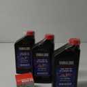 Yamaha Grizzly 660 4x4 (2002-2008) all Models AP Oil Filter Change Kit Yamaha Part# 5GH-13440-71-00, 3 Quarts All All Purpose LUB-10W40-AP-12