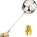 Joywayus 1 inch Thread Float Ball Valve Floating Ball-cock Tank Ballcock Fittings Automatic Water Level Control Switch