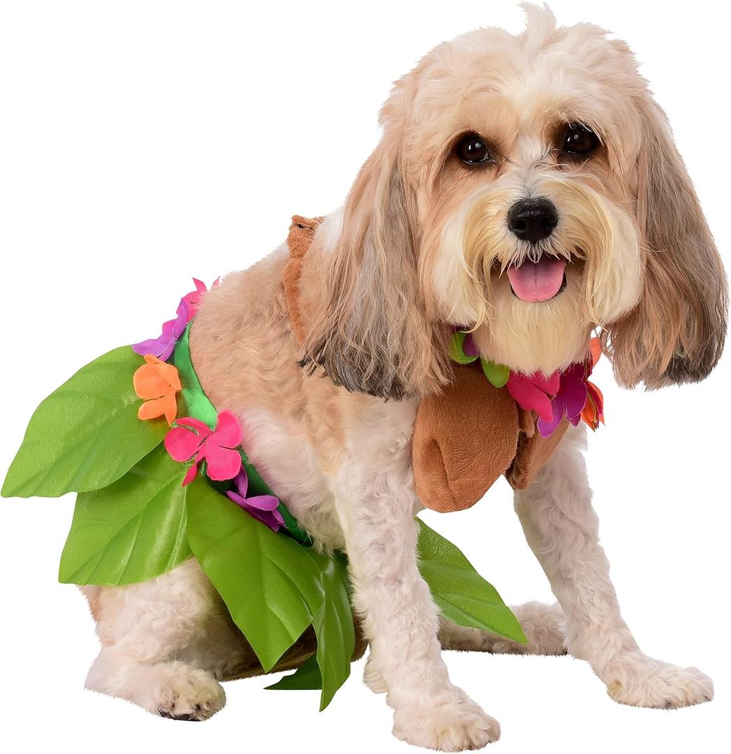 Rubies Hula Girl Pet Costume for Dogs or Cats, Small (Small (Pack of 1))