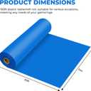 54 Inch X 100 Feet Plastic Table Cover Roll Premium Disposable Plastic Tablecloth for All Type/Shape Tables | Picnic, Party, Banquet, Birthdays, Weddings (Blue, 54 Inch X 100 Feet)
