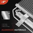 A-Premium Air Conditioning Condenser Compatible with Mazda