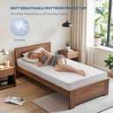 BEDLORE 2 Pack Waterproof Mattress Protector, Twin XL Size Mattress Pad with Deep Pocket 6"-15" Depth, Soft Breathable Bed Mattress Cover for Bedroom, College Dorm (White)