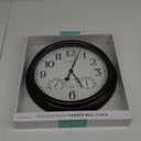 La Crosse Technology 404-3015 Clock Wall with Thermo, 15-1/2"