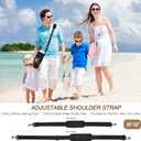 Initial Water Bottle Holder with Strap for Stanley Cup Accessories 40 oz Tumbler/Simple Modern Tumbler Bag, Water Bottle Carrier Bag with Strap for Men Women Gift Hiking, Travel, Camping, Walking Gym (Black)