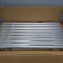 Land Guard 842 ft Galvanized Raised Garden Bed Kit, Galvanized Planter Raised Garden Boxes Outdoor, Large Metal Raised Garden Beds for Vegetables. (1-silver)