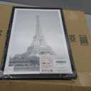 upsimples 12x18 Picture Frame, Display Pictures 11x17 with Mat or 12 x 18 Without, Wall Hanging Poster Frames, Black, 1 Pack