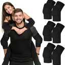 Tarpop 3 Pairs Volleyball Elbow Pads Arm Brace Pads Elbow Protector with Breathable Anti-Collision Sponge Compression Arm Support for Women Men Basketball Tennis Football Skating(Black),S