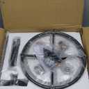 Farmhouse Light Fixtures Round Cage Chandeliers 4 Lights E12 Base Vintage Black Chandelier Pendant Light for Dining Room Entryway Hallway Foyer Kitchen