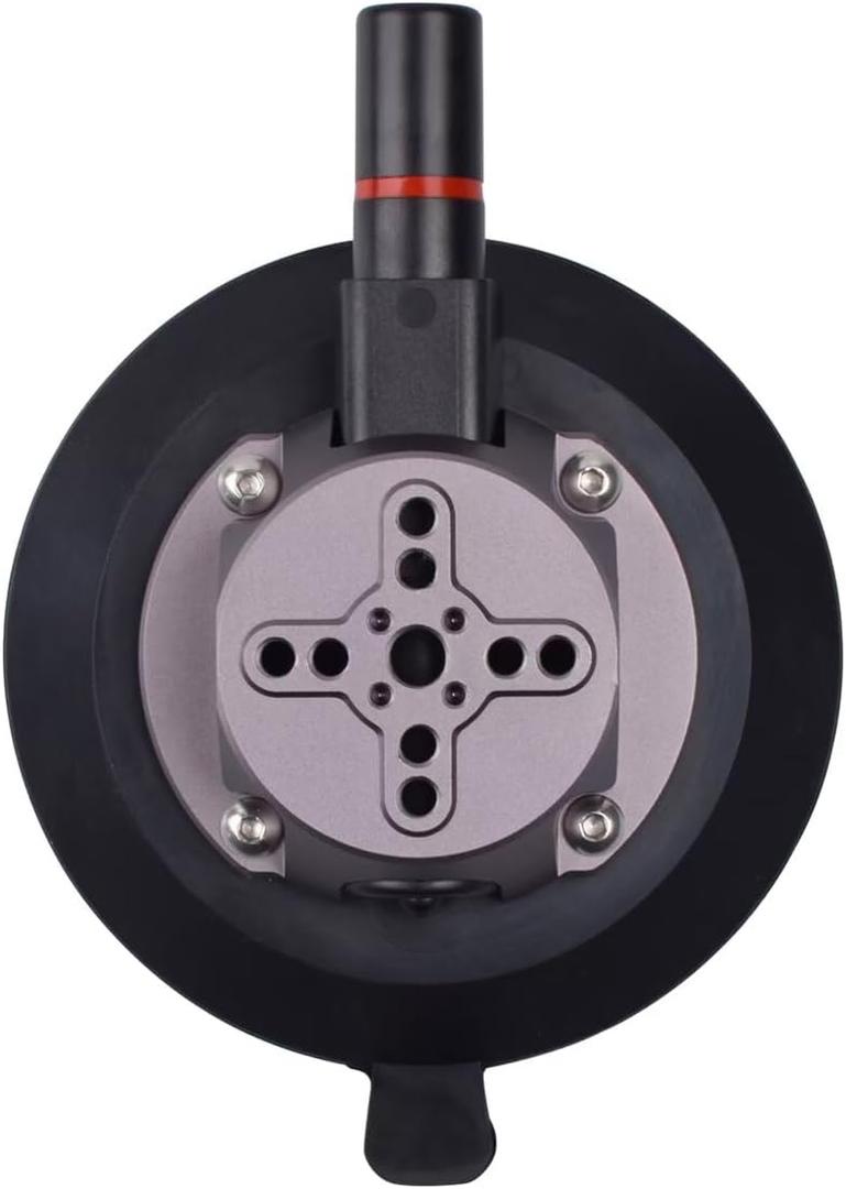 Feiteplus Camera Suction Stand Car Mount Air Pump Vacuum Suction Cup Camera Mount Compatible with Action Cameras, DSLR Cameras