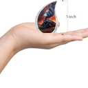 Fiery Sunset Express Urns for Human Ashes Adult Female, Small Cremation Urn for Human Ashes Adult Male, Funeral Mini Handcrafted Urns 3Inch (Pack of 1)