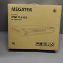 MEGATEK Region-Free HDMI DVD Player for TV, Compact CD/DVD Player for Smart TV, USB Port, Plays All Region DVDs & Multi Formats, Metal Housing, HDMI/RCA Cables & Remote Included