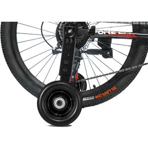 Training Wheels, Thicken Bike Training Wheels for Adult Under 200lb with Heavy Duty Stainless Steel for 24 26 28 inch bike (black)