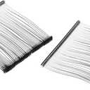 MECCANIXITY Standard Tagging Fasteners, Plastic Regular, Standard Label Gun Price Tagging Barbs for Garment Price Tag Label Tagging Barbs 100mm/ 4 Inch, Pack of 1000 Black