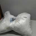 MIULEE 18x18 Pillow Inserts,Set of 2 Down Feather Throw Pillows for Couch Sofa Bed, Decorative Fluffy Throw Pillow Inserts Cotton Fabric,White