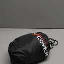 Tough Cover Riding Lawn Mower Cover - 75 x 47 x 49 in, Black, Heavy-Duty Waterproof Cover, UV-Resistant Shield for Zero-Turn Lawn Mowers, Universal Fit Secures Tractor Accessories