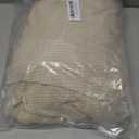 H.VERSAILTEX Super Stretch Individual Chaise Cover Sectional Couch Covers for L Shaped Sofa Both Left/Right Featuring Thick Jacquard Textured Twill Fabric (1 Piece Chaise Cover Large, Natural)