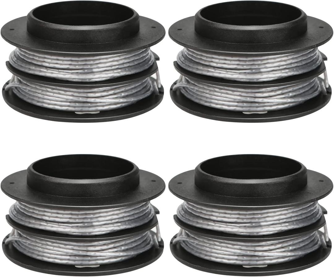 THTEN KST 130X Spool Trimmer line 17ft 0.080" Compatible with Kobalt 40-Volt String Trimmer Models 2905303,KST 130X-06, Item Number 796787,831145 4 Pack