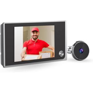 Peephole Camera for Apartment Door 3.5 inch LCD HD Screen 120 Degree Wide Angle Visual Doorbell Digital Door Viewer Super Long Standby Time