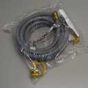 ABYDA 10Feet 1/2 Inch ID Natural Gas Hose with Quick Connect Fitting-Ideal for BBQ, Grill, Pizza Oven, Patio Heater, and More Low-Pressure Appliances - Natural Gas Conversion Kit, CSA Certified