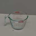 Pyrex 4-Cup Glass Measuring Cup For Baking and Cooking, Dishwasher, Freezer, Microwave, and Preheated Oven Safe, Essential Kitchen Tools (Clear)