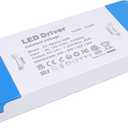 24V LED Driver 30 Watt, AC 100V-130V to 24 Volt Switching Power Supply Unit, Low Voltage LED Transformer 1.25A, Ultra Thin Constant Voltage Driver for DIY LED Strip Lights MR16 MR11 G4 Bulbs
