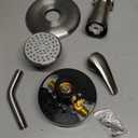 Shower Set with Trim Kit, Galim GL-SD, Shower Head & Faucet Set Complete with Valve, Shower Fixtures, Tub and Shower Trim Kit, Bathtub Shower Faucet set, Single Handle Pressure Balance, Brushed Nickel