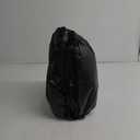 12.4" Black Metal Modern Candle Lantern – Decorative Hurricane Lantern for Indoor & Outdoor Use, Ideal for Table, Black Lantern for Mantle, Halloween, Christmas, and Wedding Decor (No Glass Panel)