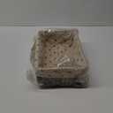 Kingwillow, Storage Basket, Natural Water Hyacinth Storage Bins Rectangular Basket,Arts and Crafts