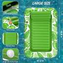 Inflatable Tanning Pool Lounger Float - Jasonwell 4 in 1 Sun Tan Tub Sunbathing Pool Lounge Raft Floatie Toys Water Filled Tanning Bed Mat Pad for Adult Blow Up Kiddie Pool Kids Ball Pit