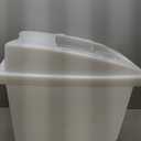 Araven Ingredient Bin, Storage Container for Large Quantity Ingredients, Use in Commercial or Home Kitchen, 21 Gallons, 1 Count, White