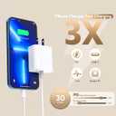 [Apple MFi Certified]10FT Fast iPhone Charger,Extra Long Apple Charger Fast Charging 2Pack USB C Charger Block Plug + 10Foot Lightning Cable Cord for iPhone 14/Pro/Pro Max/Plus/13/12/11/XS/XR/X/SE2022