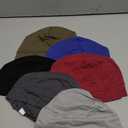 Syhood 6 Pieces Men Skull Caps Cotton Beanies Sleep Hats Multifunctional Helmet Liner Cap for Men and Women (One Size, Vintage Colors)