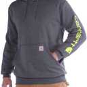 Carhartt Men's Iconic K288 Logo Sweatshirt (Large, Carbon Heather)