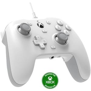 GameSir G7 HE C Wired Xbox Controller,Officially licensed Controller with Hall Effect Joysticks for Xbox Series X|S, Xbox One, Windows 10|11,Xbox Officially licensed Controller (White)