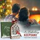 2 x Cardinal Christmas Ornaments 2025 - Wooden Memorial Ornaments for Loss of Loved One, Mom, Dad, Grandparents, Remembrance Hanging Ornament - Red Cardinal Sympathy Bereavement Gifts