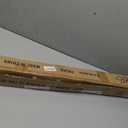Heavy Duty Double Curtain Rods with Cylindrical Cap Finials - 72 to 144' Telescoping Rods, 1 Inch Front, 5/8 Inch Back - Matte White