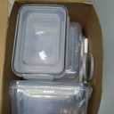 40 PCS Food Storage Containers with Lids Airtight (20 Containers & 20 Lids), Plastic Storage Meal Prep Container-Stackable 100% Leakproof & Microwave Organization and Storage Sets, Lunch Containers