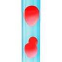 30-Inch Relaxing Liquid Motion Lamps,Magma Lamps, Home Decor Living Room Office Bedroom Lamp for Adults (White Water Red Wax)