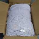 VEVOR 30 PCS White Folding Chair Covers - Ideal for Weddings, Parties, Dining, and Banquets - Universal, Washable Slipcovers for Folding Chairs - Elegant Event Dcor