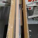 keny 29"-42.5" Baby Gate for Stairs, Auto Close Safety Dog Gate, Pressure Mounted Easy Walk Through Pet Gate for Doorways, Durable Stair Gate, 30" Tall, Brown