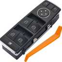 Power Window Switch Fits for Mercedes-Benz C230,C250,C300,C350,C63 AMG,E350,E550,E63 AMG,GLK350 2007-2013.Driver Side Control Door vidrios Master Switch.Replaces 2049055302