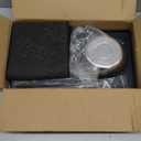 SHAINFUN Elevated Dog Bowls with Mat for Medium Large Dogs, Raised Dog Bowl Stand with 2 Stainless Steel 58oz Bowls, Tall Dogs Food Water Bowl Holder 1.7L