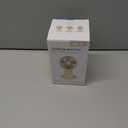 Rechargeable Clip On Small Fan with LED Light, 3 Modes, Outdoor Portable Small Fan That Can Be Clipped, Placed On the Desktop, and Held In Hand.