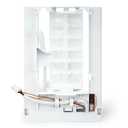 Upgraded AEQ72909603 AEQ72909602 Refrigerator Ice Maker Assembly, Compatible with LG Refrigerators, Replacement for 2216335 AH3617225 EA3617225, 12 Cube Flex Tray Kit, 