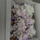 Ling's moment Boutonniere for Men, 6pcs Groom Groomsmen Boutonniere with Built-in Pins, Artificial Flowers for Wedding Decor/Prom/Homecoming, etc.Purple Lilac Lavender