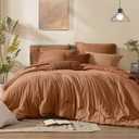 Monbix King Size Comforter Set 7 Pieces Autumn Leaf Bed in a Bag
Cationic Dyeing Reversible All Season Bedding Sets with Comforter, Sheets, Pillowcases & Shams