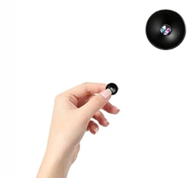 Hidden Camera with Audio/Video Mini Small Spy WiFi Security Secret System Smart Home Indoor Wireless Outdoor Nanny Night Vision Motion Detection Baby Monitor Pet Doorbell Seguridad (1, black, mini)