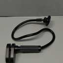 Magnetic Phone Holder for Bed Laying Down with Remote Page Turner, Bedside Gooseneck Phone Stand with Clicker for Reading, Flexible Mount with Wireless Scrolling Ring for iPhone/Tiktok/Short Video