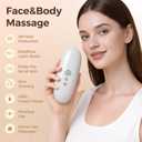 Body Sculpting Machine 5-in-1 Lymphatic Drainage Massager, Anti Cellulite Massage Tool with Red Blue LED, EMS Import & Suction Cups for Face, Stomach, Thighs, Arms, Legs