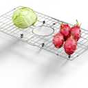 Chilinii Sink Protectors for Kitchen Sink 30" x 16" - Rectangular Extra Large Sink Grid for Kitchen Sink Bottom, Rust-Resistant Drainage Rack with Scratch Prevention Centered Drain